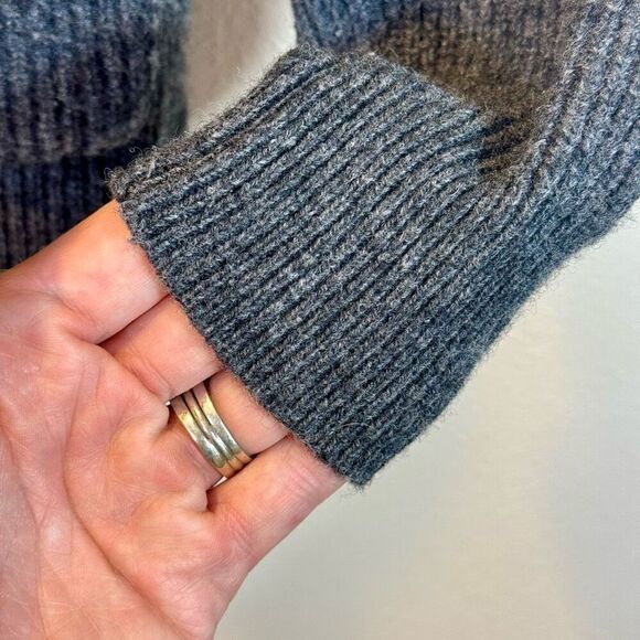 Madewell Glenbrook Merino Wool Quarter Zip Pullover Sweater With Pockets Small - Picture 4 of 11